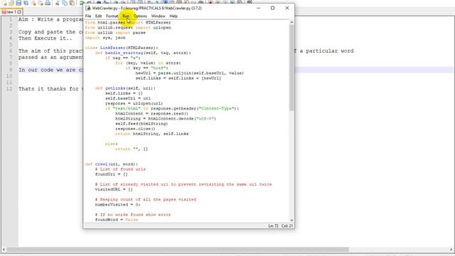 Practical 09 || Web Crawler in python || Information Retrieval смотреть онлайн