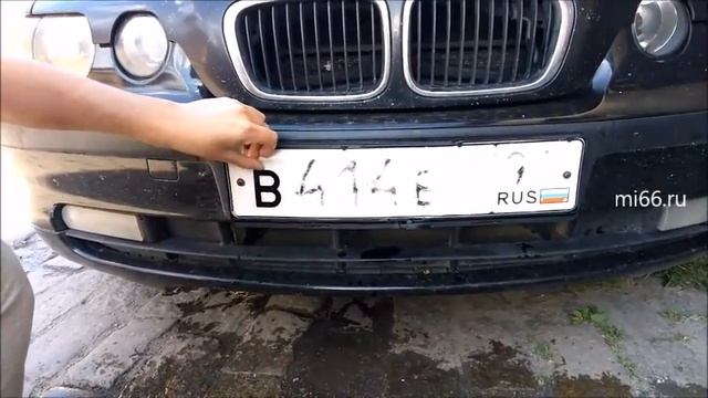 Ремонт автомобильного государственного номера