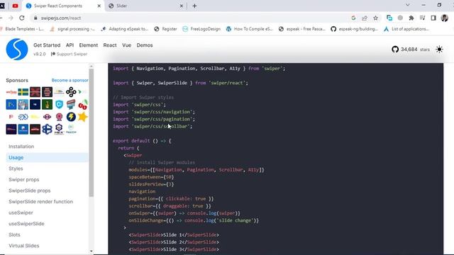 SwiperJS - React JS Swiper Slider Carousel - Image Slider in React