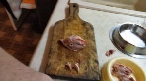 Куриные головы для кота и кошки