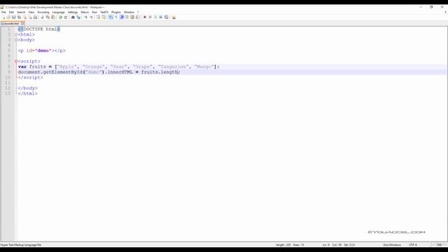 Learn JavaScript - For Beginners Lecture  5