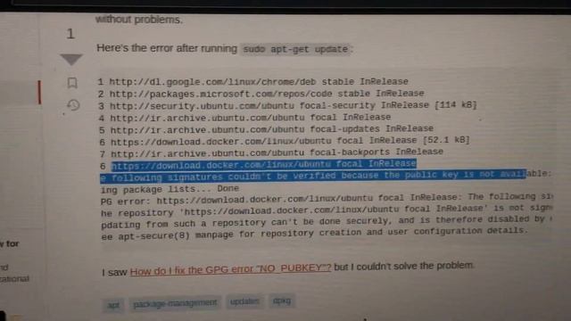 Solución al problema Docker NO_PUBKEY Ubuntu смотреть онлайн