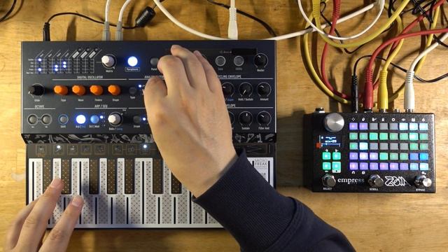 MicroFreak: 12 oscillator arpeggiator jam (with Empress ZOIA) смотреть онлайн