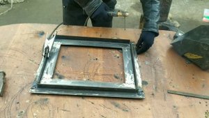 дверца до камина самому. door for a fireplace handmade
