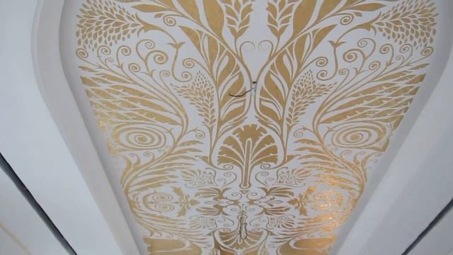 Даня Дунай Декор - золотой потолок в стиле ар-деко, decor, трафареты, фактурные узоры, роспись смотреть онлайн