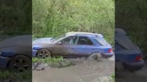 Импреза по грязи