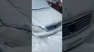 Мерседес W220 , как заводится в мороз