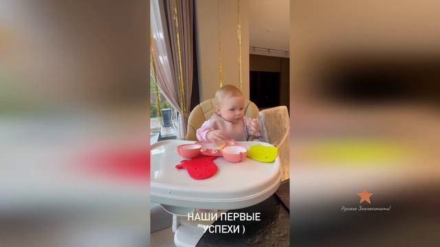 Первые успехи дочки Ольги Орловой Ани!