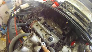 LEXUS RX300 1MZ-FE монтаж впускного колектора