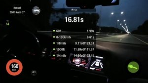 audi q7 2009 4.2 tdi stage 1 (~400+ hp) 100-200 km/h