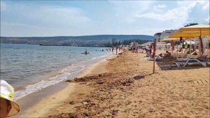 Крым Пляж Жемчужный второй городской пляж Феодосии