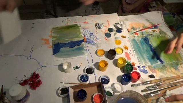 Мастер класс по рисованию для меня от моей Супруги Художника-Жизнь в Мегаполисе смотреть онлайн