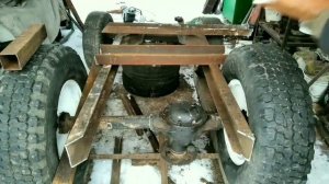 Рама своими руками на минитрактор-классику. Швеллер,,12,,. Frame with your own hands on the tractor