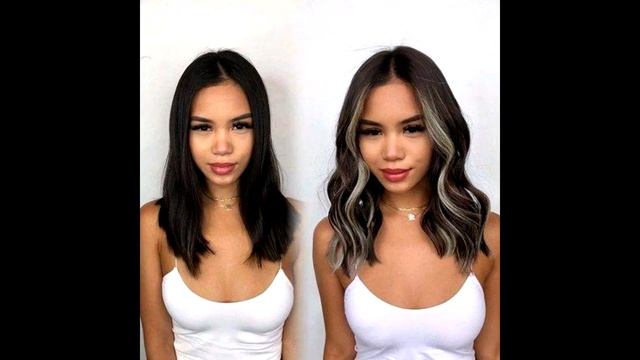 Белые пряди у лица - модное окрашивание смотреть онлайн