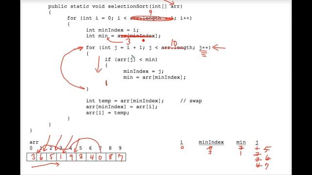 Java Sorting Tracing Worksheet 3 смотреть онлайн