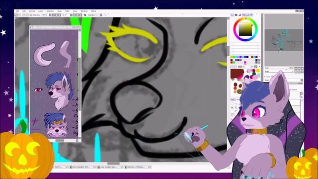 [Furry] Broom Ride (Halloween Speedart) смотреть онлайн