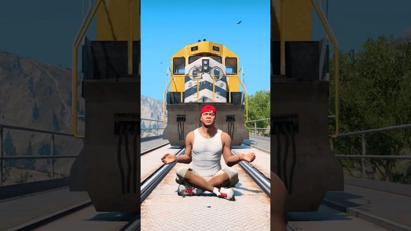 Возможно ли остановить поезд в GTA 5? - #shorts