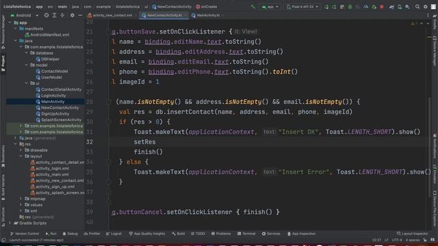 ANDROID com KOTLIN 2023 - #52 - App Lista Telefónica - Novo Contacto - Atualização de Lista смотреть онлайн