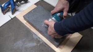 How to drill 1/4 hole in 2" granite slab. Как просверлить гранитную плиту