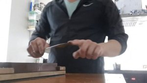 Как заточить нож на водном камне. Как заточить нож дома.