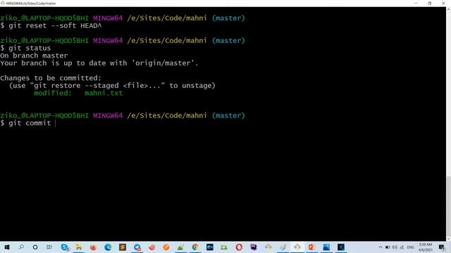 git dersleri - git reset - git dərsləri смотреть онлайн
