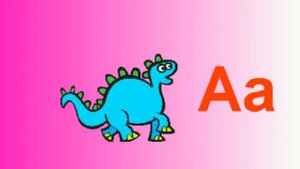 Дино . Обучение. Алфавит.буква А