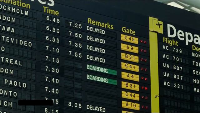 Виктор Наворски успокаивает стюардессу. Терминал (2004 год) смотреть онлайн