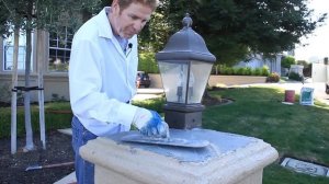 Stucco repairs for mailbox posts etc