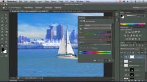 Working with a Hue Saturation Adjustment Layer - Adobe Photoshop CS6 Tutorial