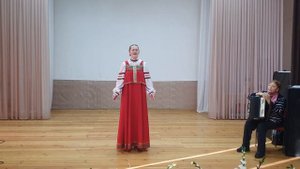 Русская народная песня "Зачем солнце рано пало". Поет  Герцева Елена. 02.2024 г.