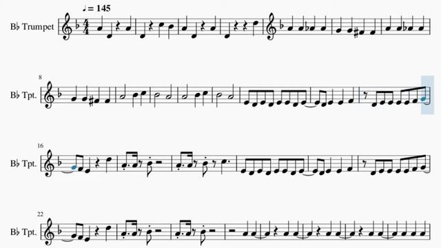 Trumpet Sheet Music: How to play The Rumbling (Attack on Titan) by SiM смотреть онлайн