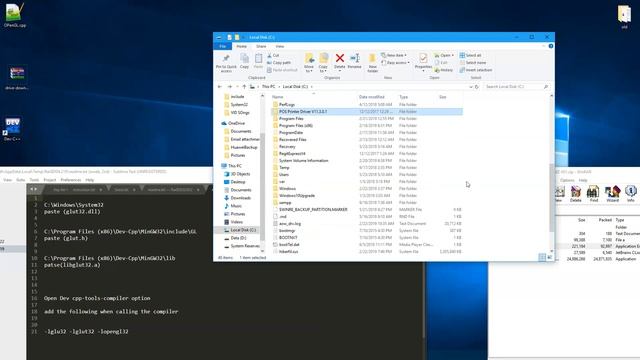 How to install OpenGL in Dev c++ SINHALA смотреть онлайн