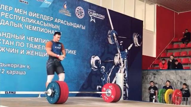 #штангист Лучшие - победители, призёры чемпионата Казахстана в в/к 96 и 102кг Талдыкорган 11.11.21г смотреть онлайн