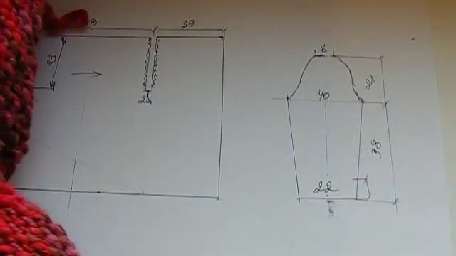 Вязаный жакет  спицами и крючком.    how to knit jacket