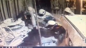 Выброс, ГНВП, слаженные действия буровой бригады))))
