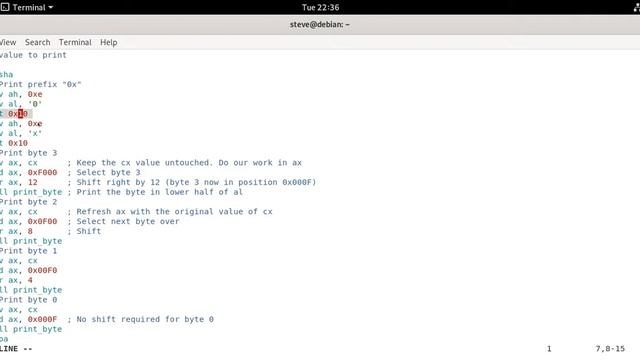 OS5: Going Over print_hex смотреть онлайн
