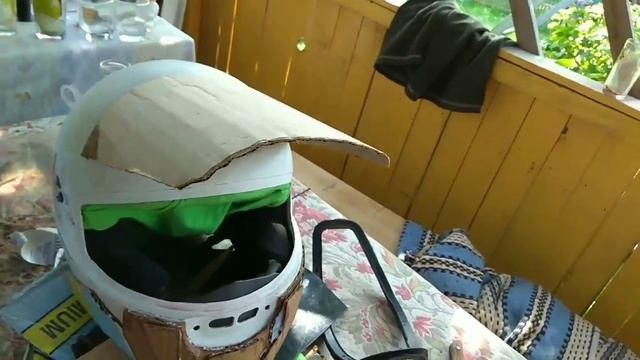 Самодельный кроссовый шлем/homemade Cross-over Helmet