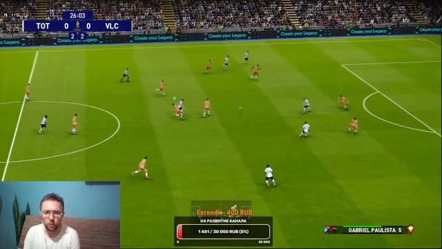 #27. Sandro Play играет в карьеру за тренера Куплинова и Валенсию в eFootball PES 2021 Season Updat смотреть онлайн