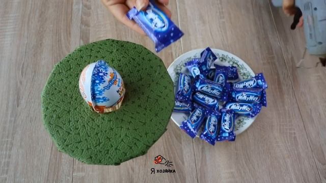 Букет из конфет на 1 сентября. DIY. Подарок школьнику своими руками