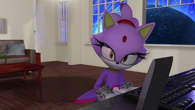 MEGA MIX #3 Ламповая Блейз (3D Sonic animation) смотреть онлайн