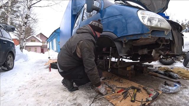 ЗАМЕНА ШКВОРНЕЙ НА ГАЗЕЛИ. Думал будет легче. Первый мучительный опыт. смотреть онлайн