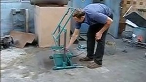 Станок для шлакоблока на 1 блок