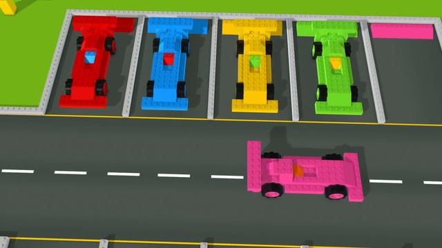 Colors for Children to Learn with Street Vehicles - Colours and Numbers Videos Collection смотреть онлайн