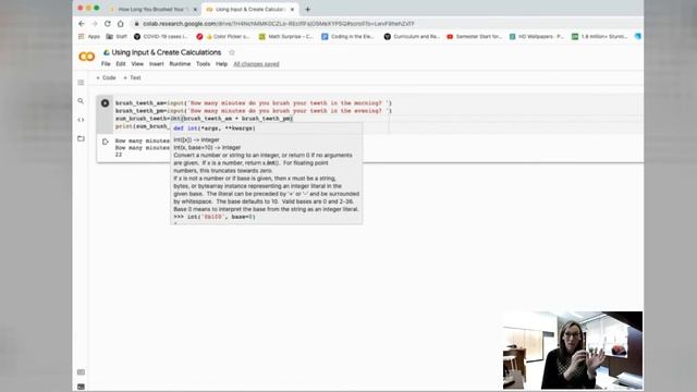 Python: Input & Calculations
