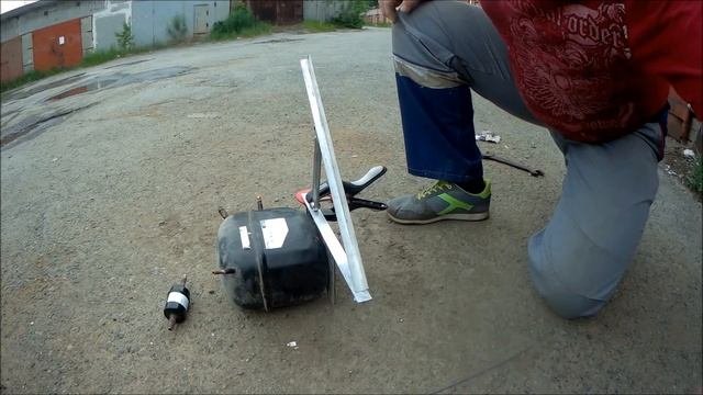 Пайка алюминиевым припоем.