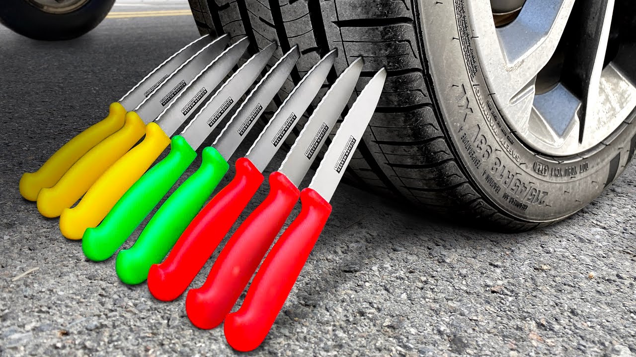 Машина Давит Предметы под Колесом АСМР МАШИНА смотреть онлайн