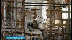 В Заостровье заканчивается реставрация одного из красивейших храмов области