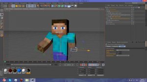 Туториал Cinema4d-Анимация Стива