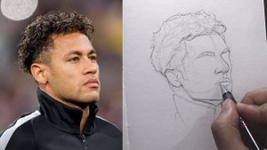 Take your art to the next level: Neymar drawing tutorial using Loomis method