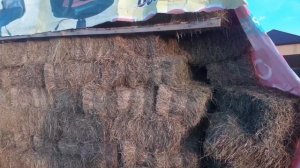 Чем закрыть сено на зиму. Как хранится сено под банерами.